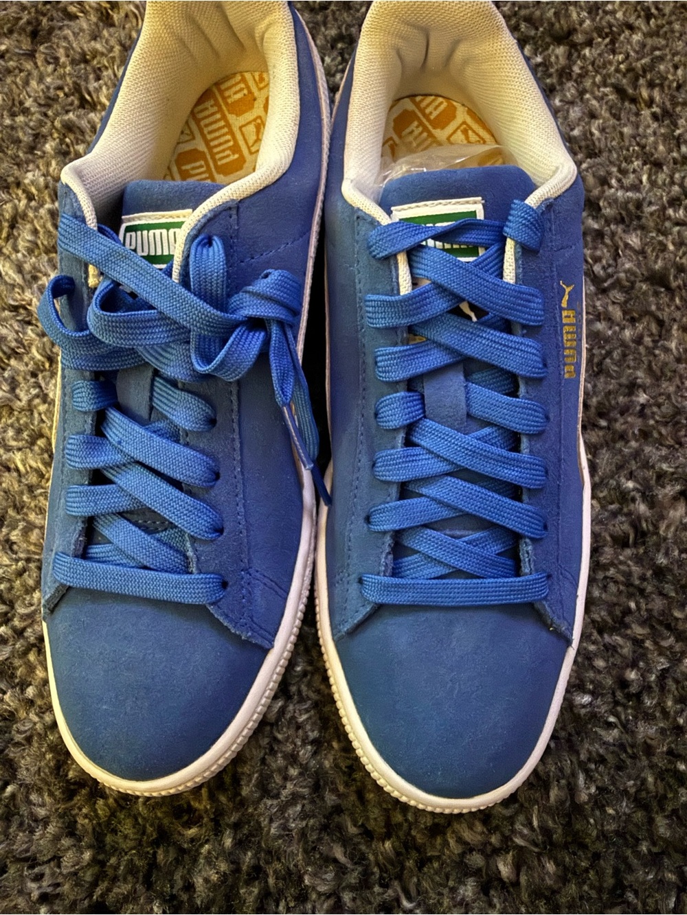 Puma Men’s Royal Blue Low-Top Sneakers